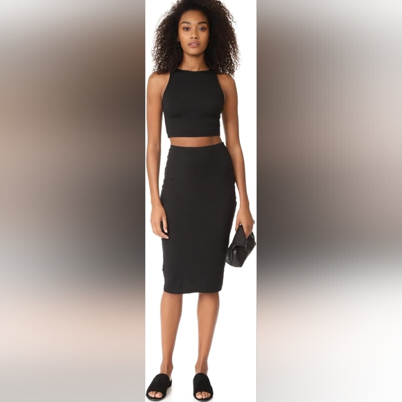 NEW tags Cosabella x Minimalista Cropped Cami and Skirt 2 piece Set - Picture 2 of 14